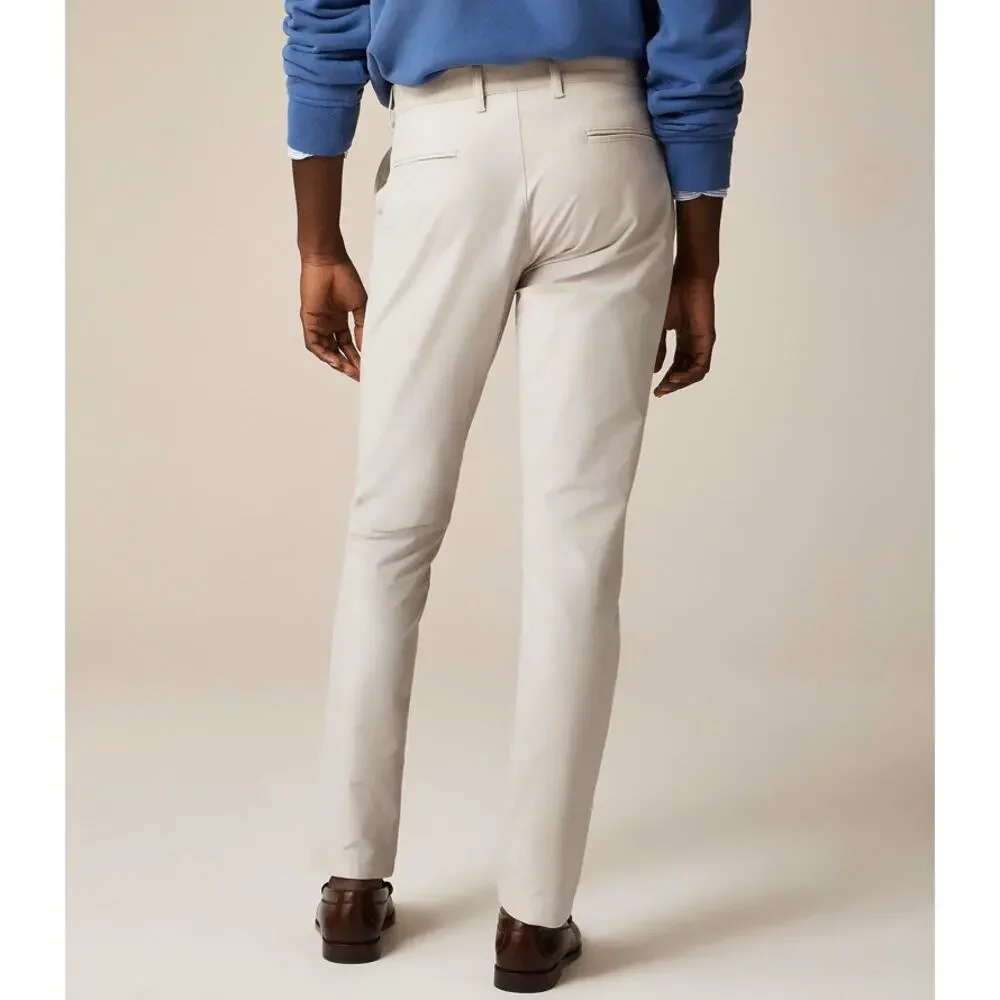 J.Crew Performance 1040 Athletic Tapered-Fit Tech Chino Pants 36x34 Ashen Taupe